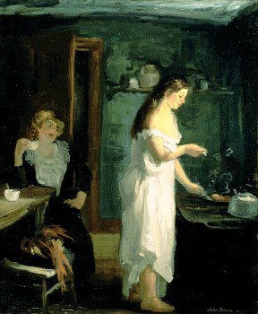 Three AM, 1909, John Sloan